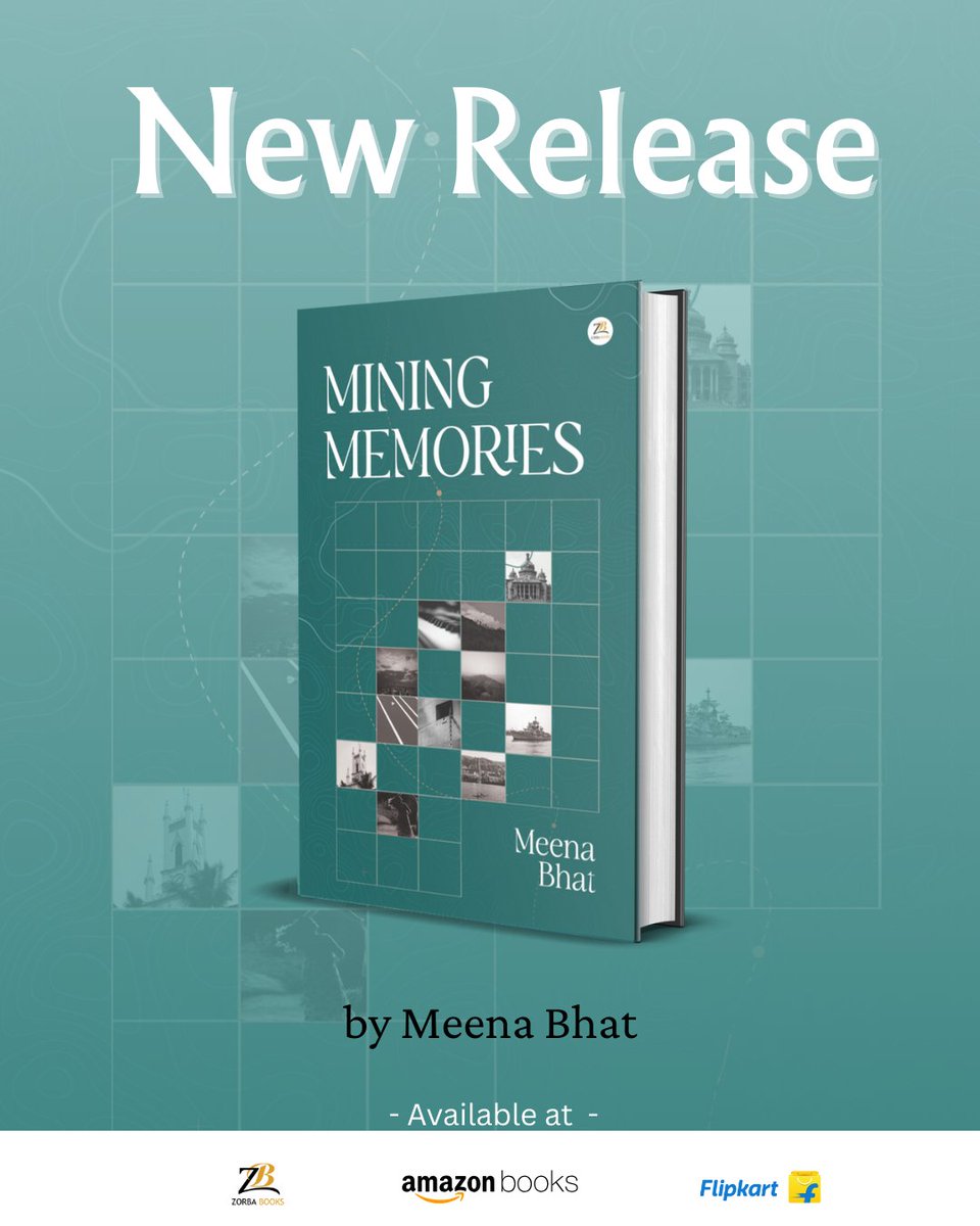 New Book Alert!
Mining Memories by Meena V. Bhat — an inspiring memoir of courage, change &amp; cultural transitions.

Grab your copy now! 
zorbabooks.com/store/women-wr…

#booklaunch  #NewBook  #storiesthatmatter #stories #MEMOIRS
