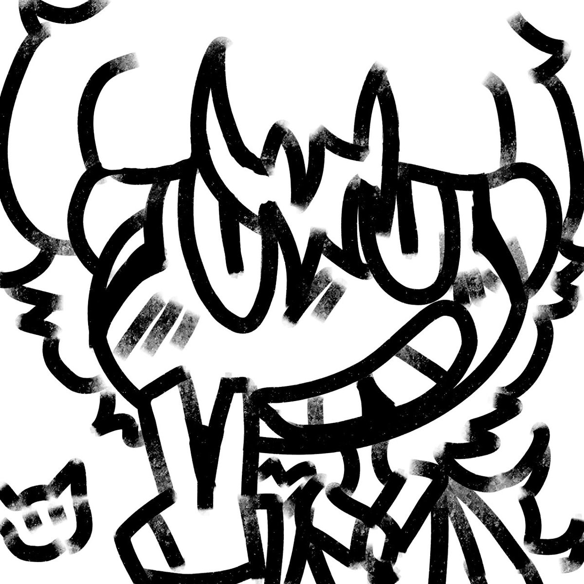 relvig_'s tweet photo. Quick art style stuff, just experimenting #art #drawing #bsdoc #oc https://t.co/qbQWsgphD1