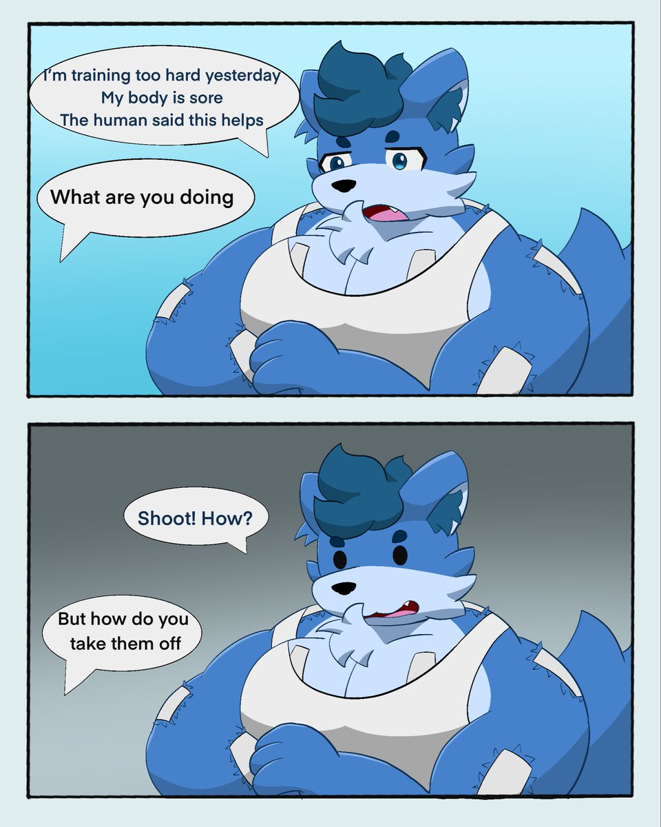 loicthewolf's tweet photo. Loic forgot he’s not human lol
#furry #furryart #furrywolf #barafurry https://t.co/zPC5BUdb0g