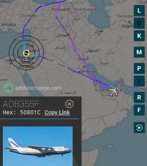 ahmadslmanx's tweet image. 🛑🇮🇱🇦🇪
طائرة شحن عسكري تحمل شحنة كبيرة من الأسلحة من الإمارات تصل إلى مطار بن غوريون في تل أبيب.