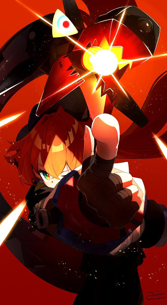 zeroartwo's tweet image. お題より、オルペウス＆鬼火 ※タップ推奨
#zzzero #ゼンゼロ