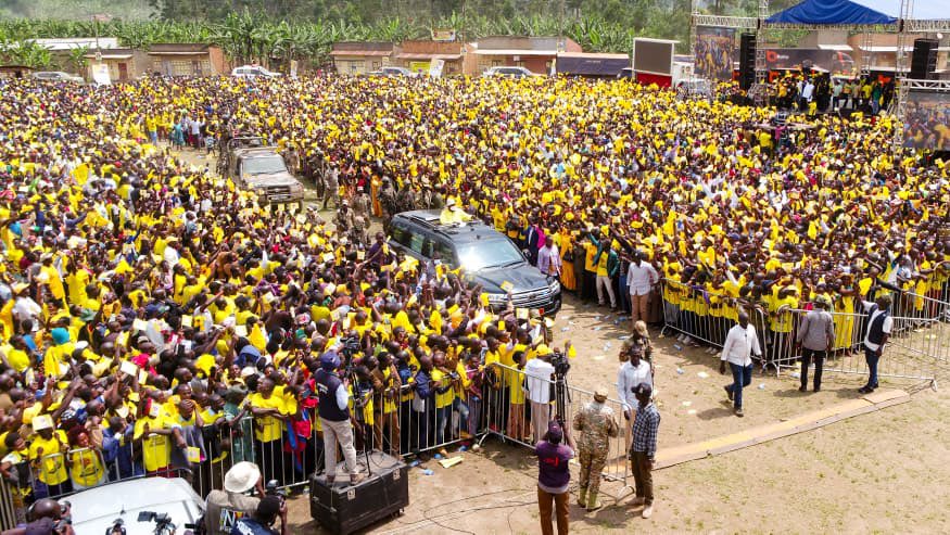 Thank you, people of Buhweju, for your steadfast support to President H.E <a href="/KagutaMuseveni/">Yoweri K Museveni</a> and the <a href="/NRMOnline/">NRM Party</a> . Your strong mandate has translated into real progress—better roads, expanded water access, new schools, upgraded health centres, PDM and Emyooga funds reaching thousands