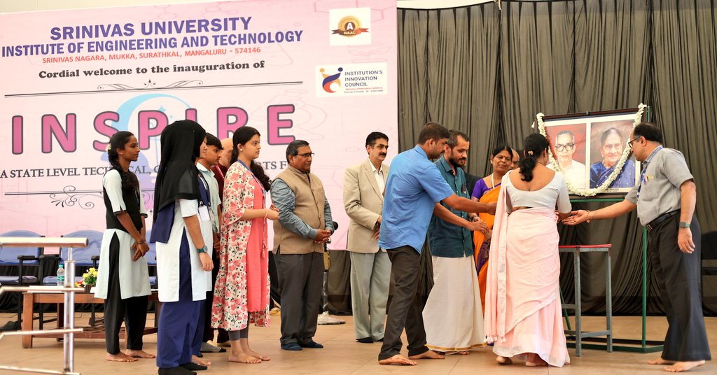 SUIET_Mukka's tweet photo. Srinivas University Institute of Engineering & Technology #SUIETMukka, organized State Level Techno Cultural & Sports Fest #Inspire2025 for PU Students at Mukka Campus. Chief Guest, Prof H H Rajeshwari, DDPU, Dakshina Kannada Dist inaugurated the program.
#Inspire25 #Inspire 1/n https://t.co/oWDGCpK9SM