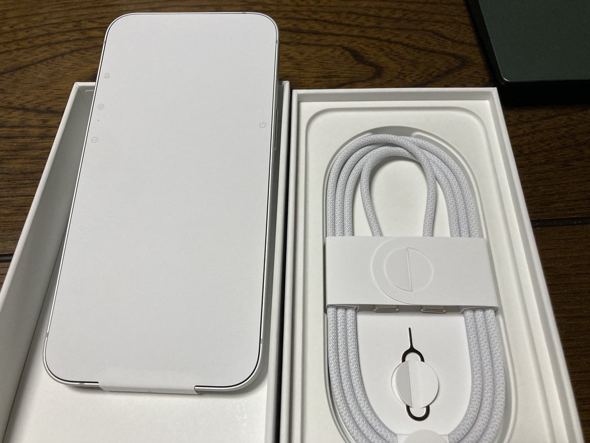 先程iPhone16eが到着。 この後はセットアップするが、128Gほぼパンパン