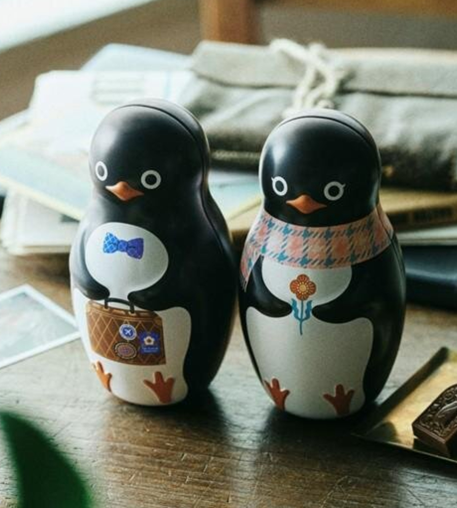 モロゾフ「喫茶ペンギン」26年バレンタイン、“旅するペンギン”チョコ