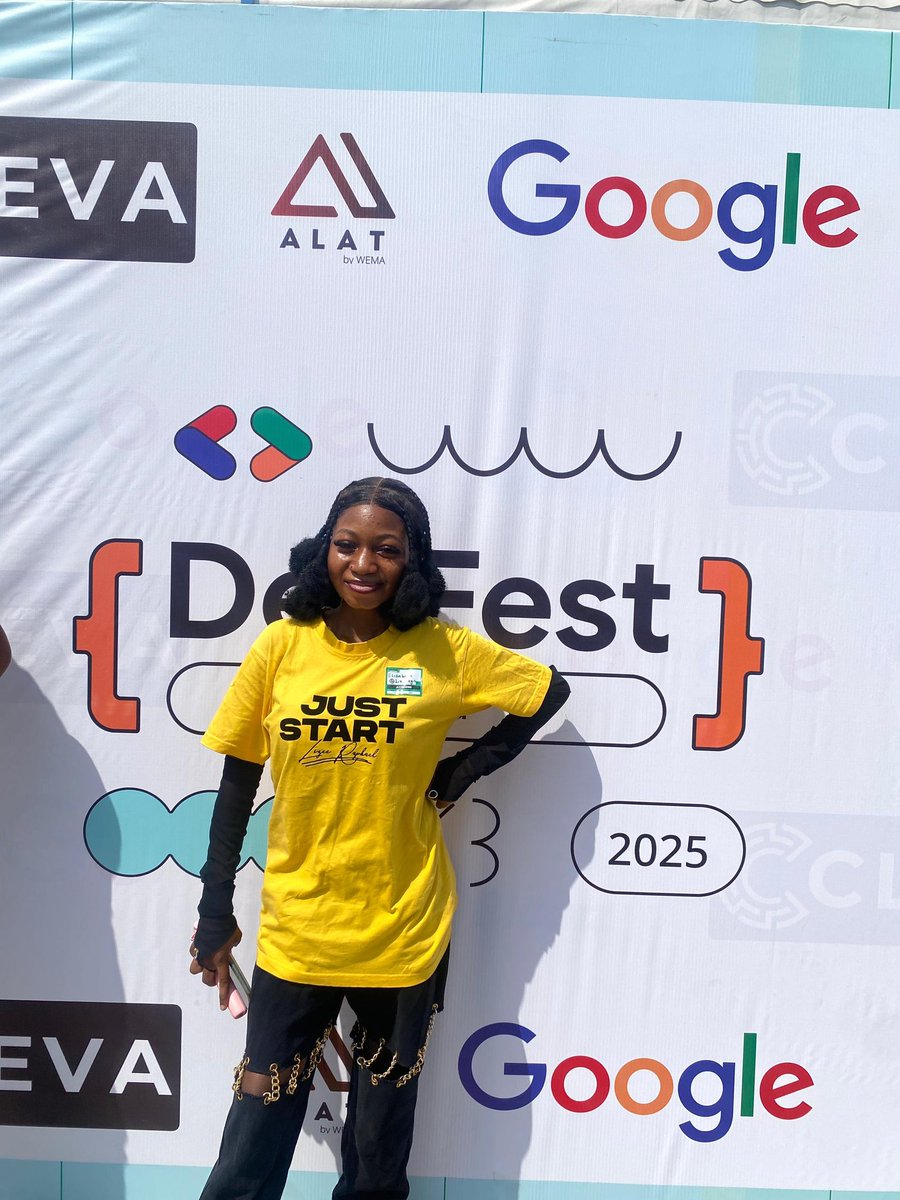 Liz_Logic's tweet image. You&apos;re here, say hi. 👋
#DevFestAbuja #devfest2025