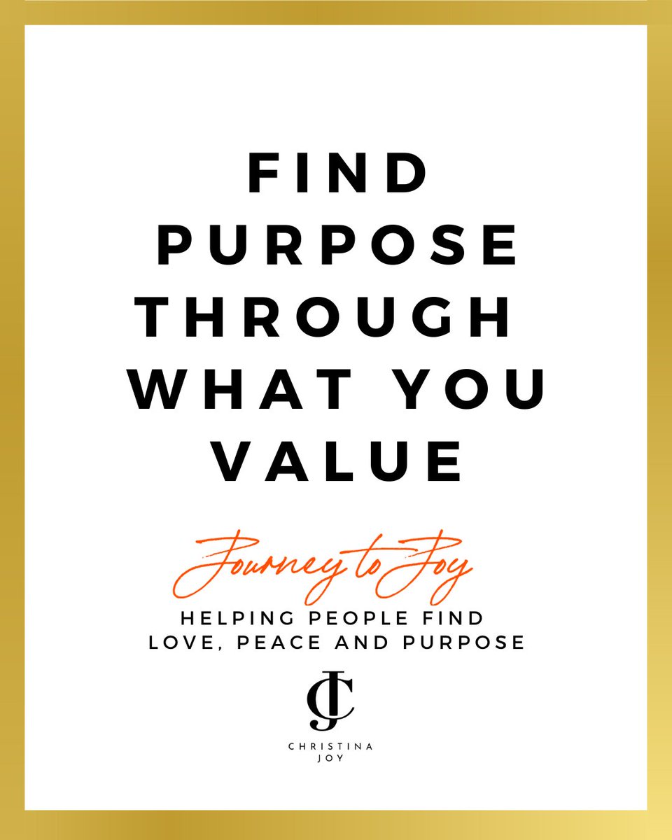 ChristinaJoyCJ's tweet image. Value-based directions are more powerful than goals alone, as they are based on the why and not just the what. This distinction is the difference between the everyday busy and purposeful busy.