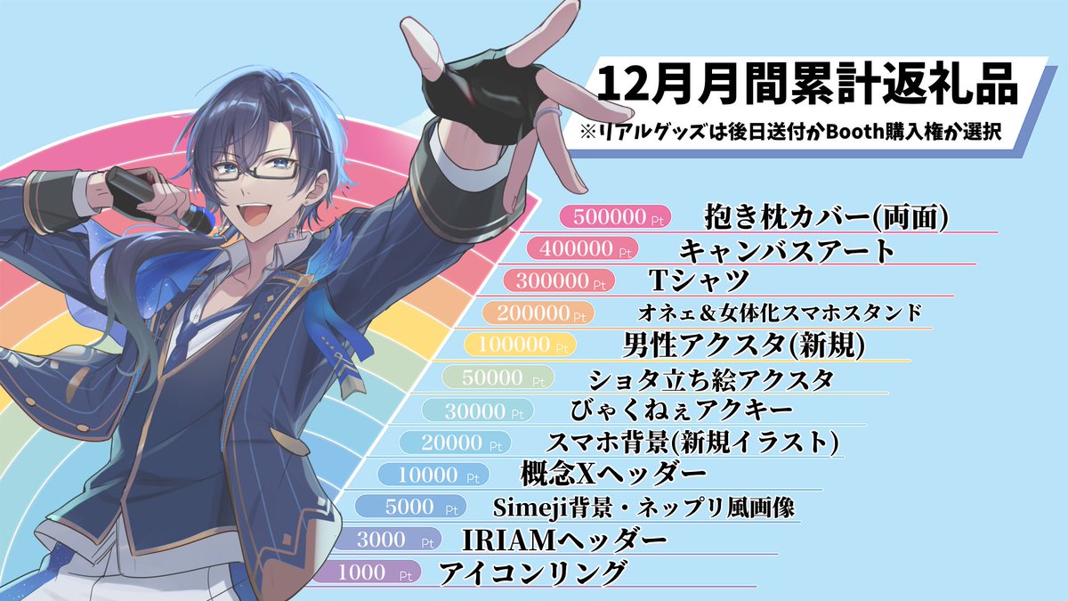 byakuya_reality's tweet image. 【12月本気告知】
12月はIRIAM本気月間です！
月間ミリオン、バッジ70個↑など目標が沢山あります！
それに伴って月間の返礼品をご用意します！豪華なものばかりなので応援お願いします🙇‍♂️

そして12月気合入れるために約束のバンジーを飛んできました！
一部だけおすそ分け！(聞き取れますか？w)