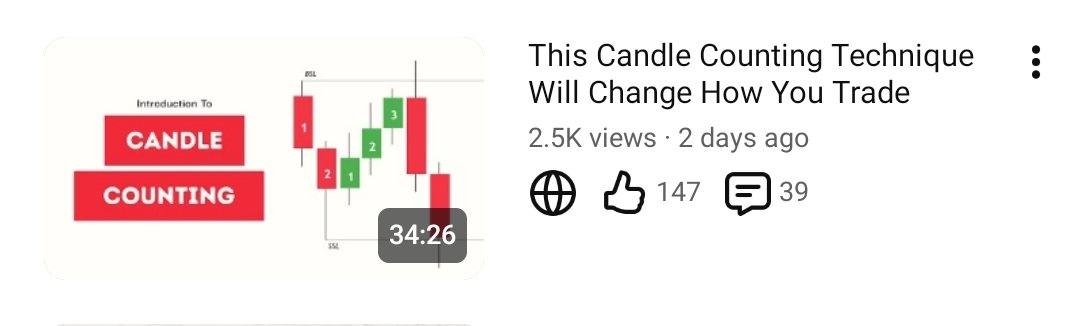TWO THINGS I want you to do before the new weekly candle opens

1. Watch this video on YouTube 👇🏼
youtu.be/5Rs89f9WL88?si…

2. With the information shared in the video, go to your charts and study.

Sabali ☝🏼❤️