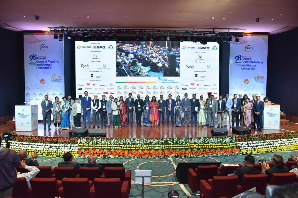 Rajiv_Gandhi's tweet photo. It was an honour to serve as a Jury Member for the 2nd Edition of the FICCI Swachh Industrial Park Awards 2025.

The inclusion of private industrial parks this year significantly enhanced the competitiveness and raised the benchmark for excellence. These awards are giving a new dimension to India’s industrial growth, linking progress with cleanliness (Swachhataa) and advancing the vision of a Swachh Bharat and a Viksit Bharat by 2047.

Notably, the concept of Swachh Industrial Park Awards was inspired by the guidance of our Prime Minister Shri Narendra Modi in 2023, and launched by FICCI in 2024.

@ficci_india 
@HSVB2047 
@narendramodi 
#SwachhIndustrialParks
#FICCI
#SwachhBharat
#ViksitBharat2047
#Sustainability
#CleanIndustry