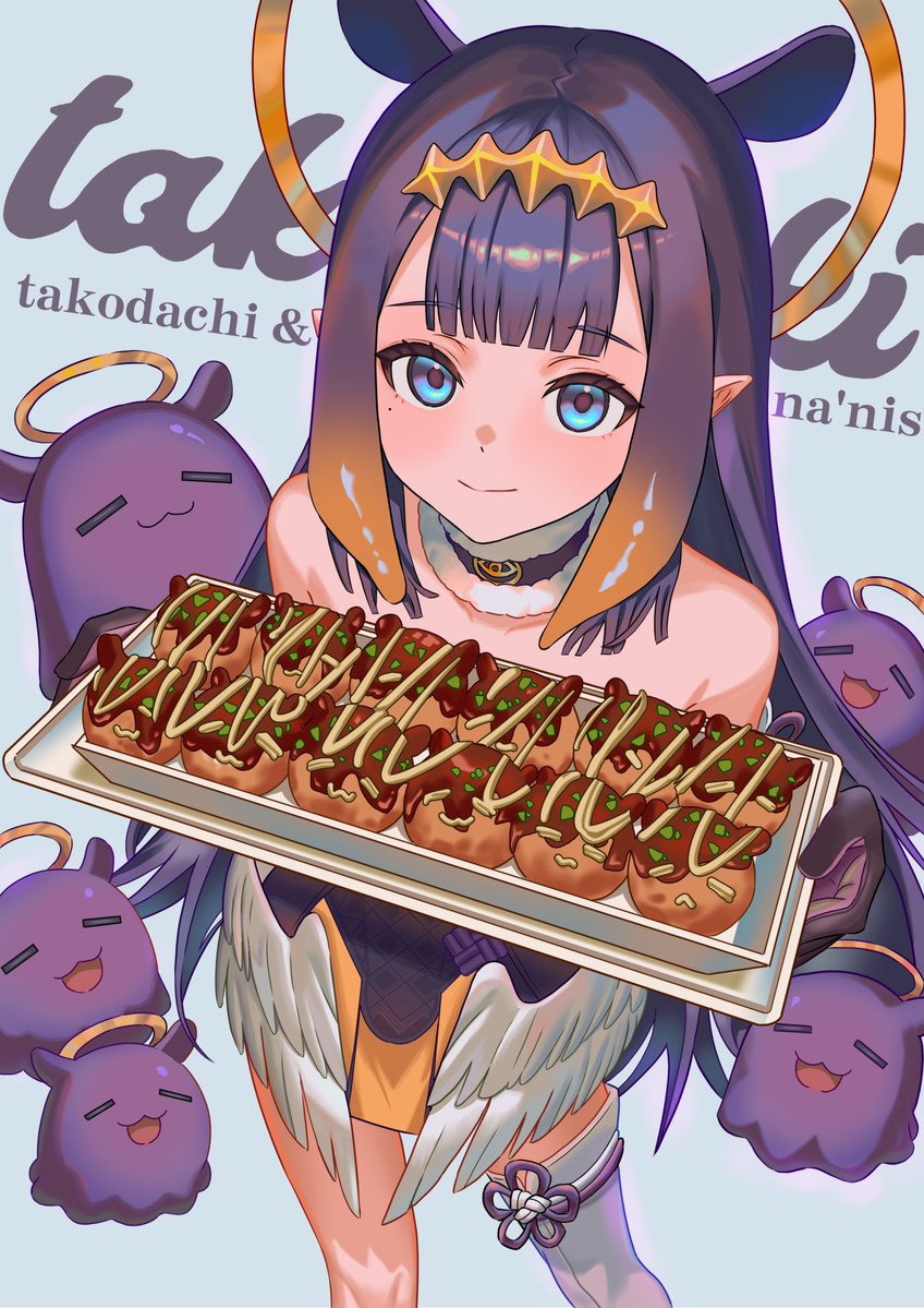 Use only Ninomae art to convince people to follow you
I am tako(yaki)!!! 🐙 #inART #いなート