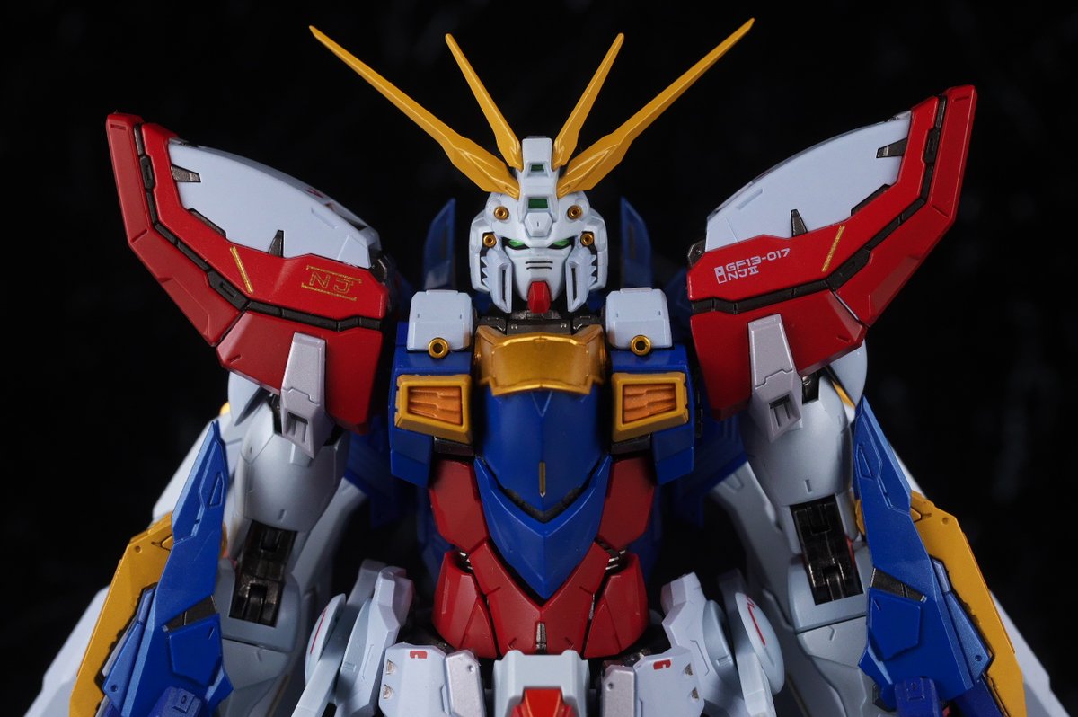 METAL BUILD ゴッドガンダムの右肩修正パーツが送られてきたので