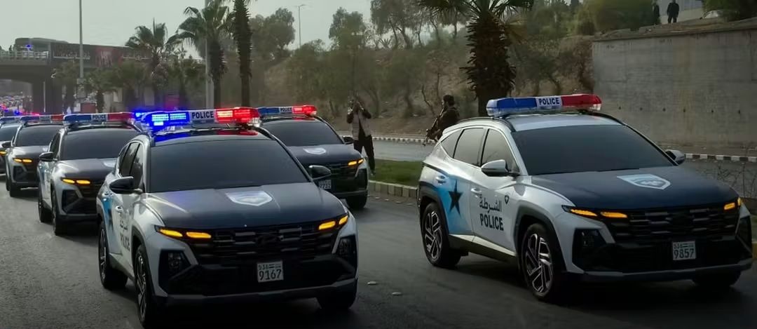 alosh_al1's tweet image. مركبات وزارة الداخلية الجديدة .. 
وانطلاق المسير من مطار المزة 
#سوريا