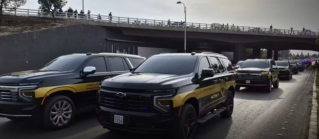 alosh_al1's tweet image. مركبات وزارة الداخلية الجديدة .. 
وانطلاق المسير من مطار المزة 
#سوريا