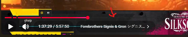 ホロウナイトとシルクソングのアーカイブにタイムスタンプをつけときました！

I added timestamp to Hollow Knight and Silksong VOD on Youtube!
