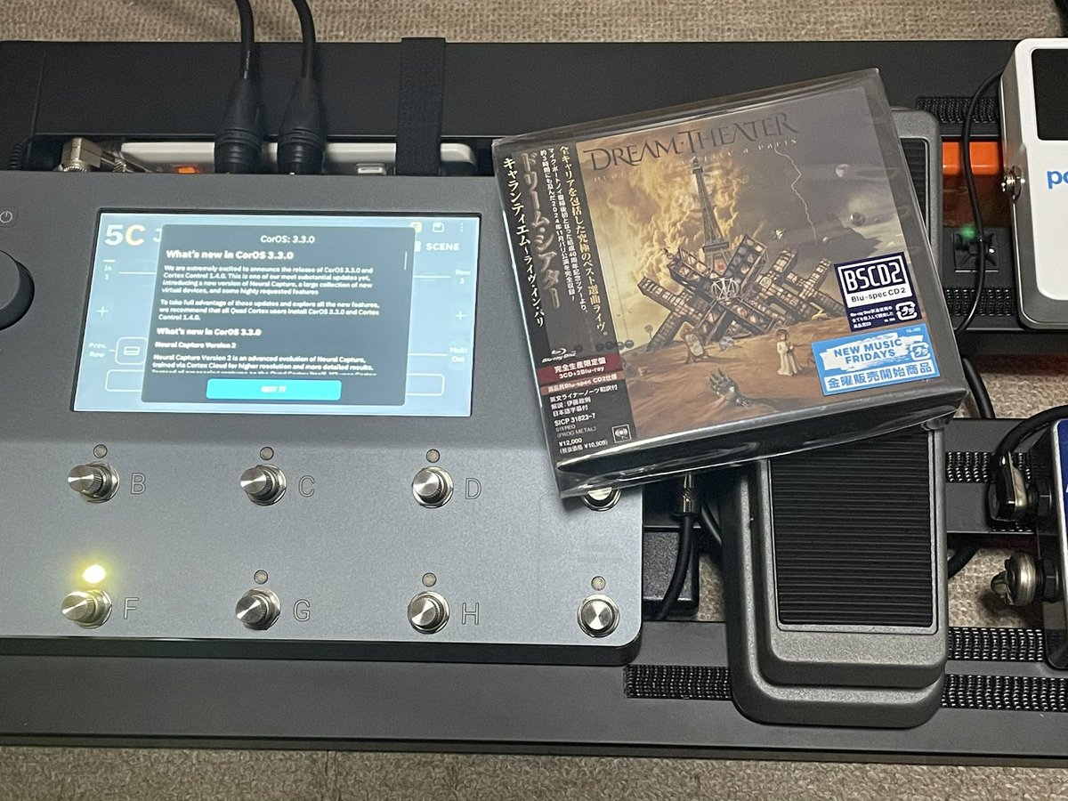 misojinoguitar3's tweet image. Quad CortexのアップデートにDream Theaterの新譜を添えて。
とても楽しい週末です。
#QuadCortex
#DreamTheater