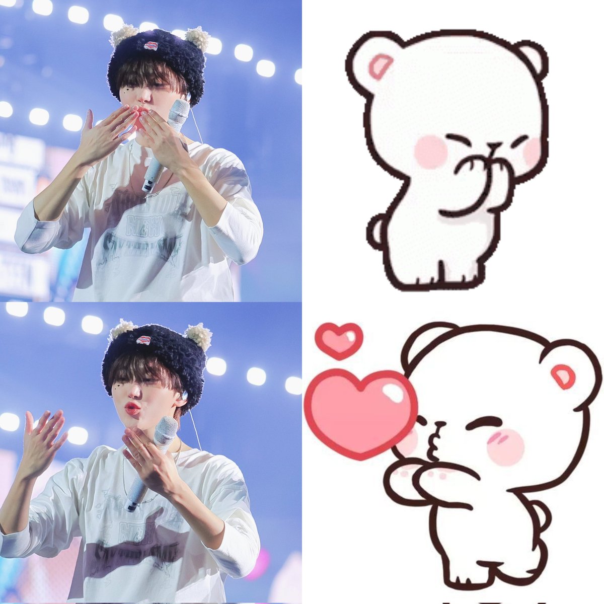 ZedBoo8's tweet photo. My cute teddy bear 🥹🤏 #Seungkwan #SEVENTEEN https://t.co/OJQZe55zRG