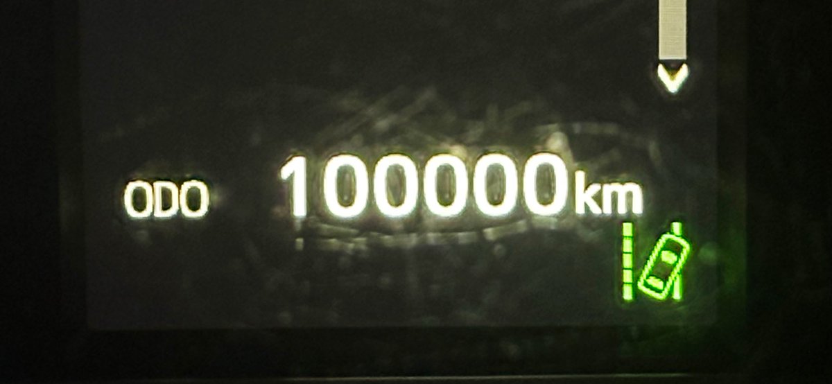 新車で購入して5年と5日、10万㌔到達