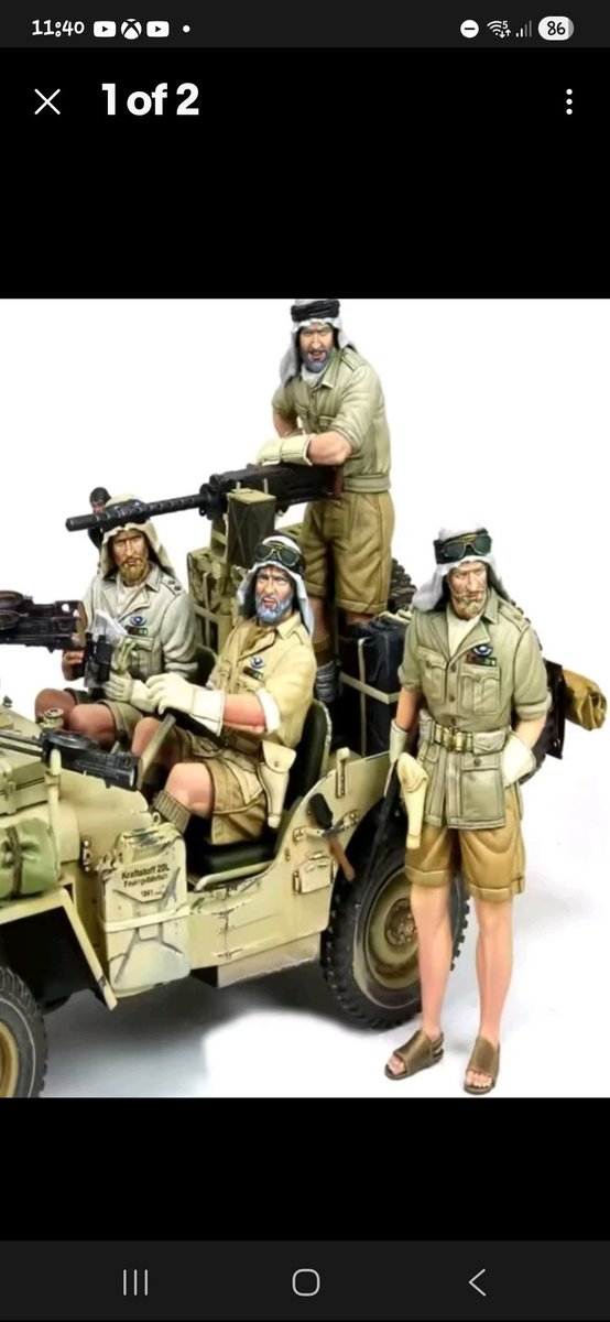 JimothyPea's tweet image. I guess this 1:35 scale figure, is as close to @blair_mayne as I will find?

If anyone knows of any others, please let me know 👍

#modeling #scalemodelkits #modelkit #SAS #DesertRaiders #LRDG