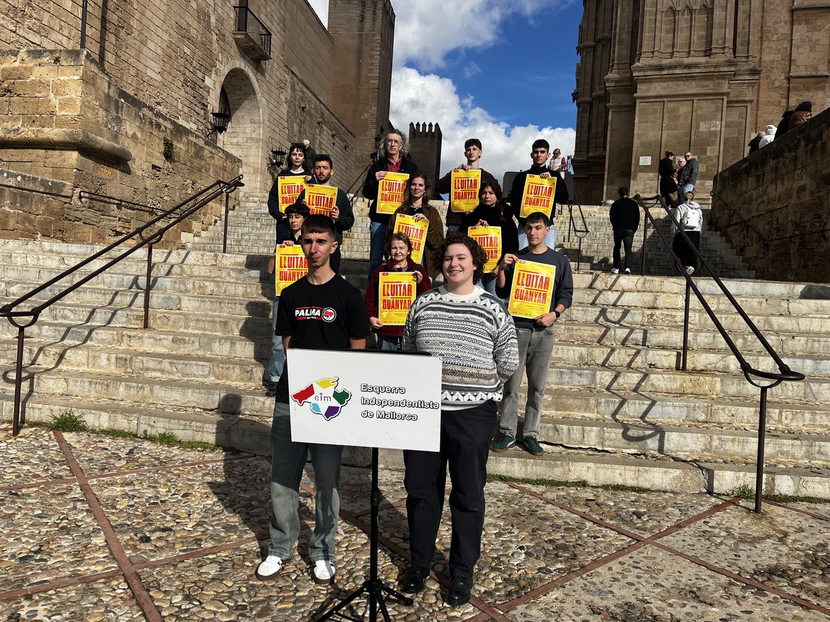 eimallorca's tweet image. 31D | MOLT PER LLUITAR, TOT PER GUANYAR 💥

Avui, l’Esquerra Independentista de Mallorca presentam la convocatòria i actes de la Diada Nacional de Mallorca 2025 amb lema “Molt per lluitar, tot per guanyar: independència, socialisme i feminisme”.