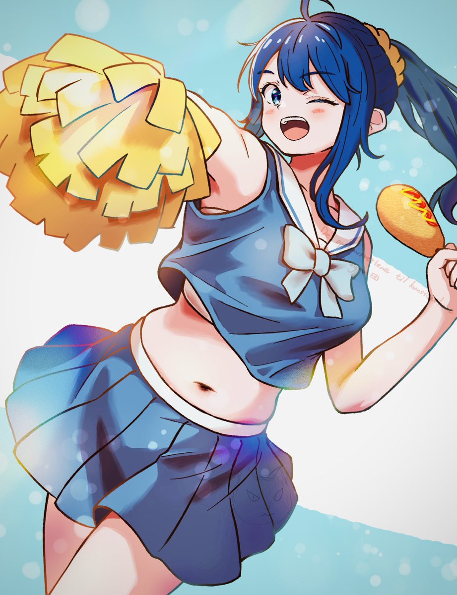 八奈見杏菜生誕祭2025 #マケイン_FA せっかくなので食べ物を持つ八奈見