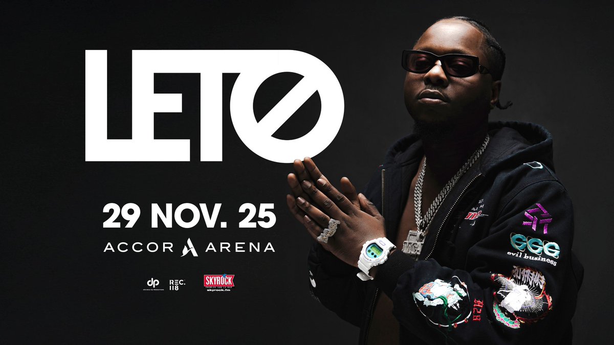 SkyrockFM's tweet photo. À 14H Double @Leto_PSOTHUG sur #Skyrock avec @TimSkyrock..!
🎧 #JcroisQuilsOntPasCompris & #Mapessa
▶️ https://t.co/80SMmalNJy
▪️ #Leto ce soir en #ConcertSkyrock à l'@Accor_Arena https://t.co/aOjJp8tKxb