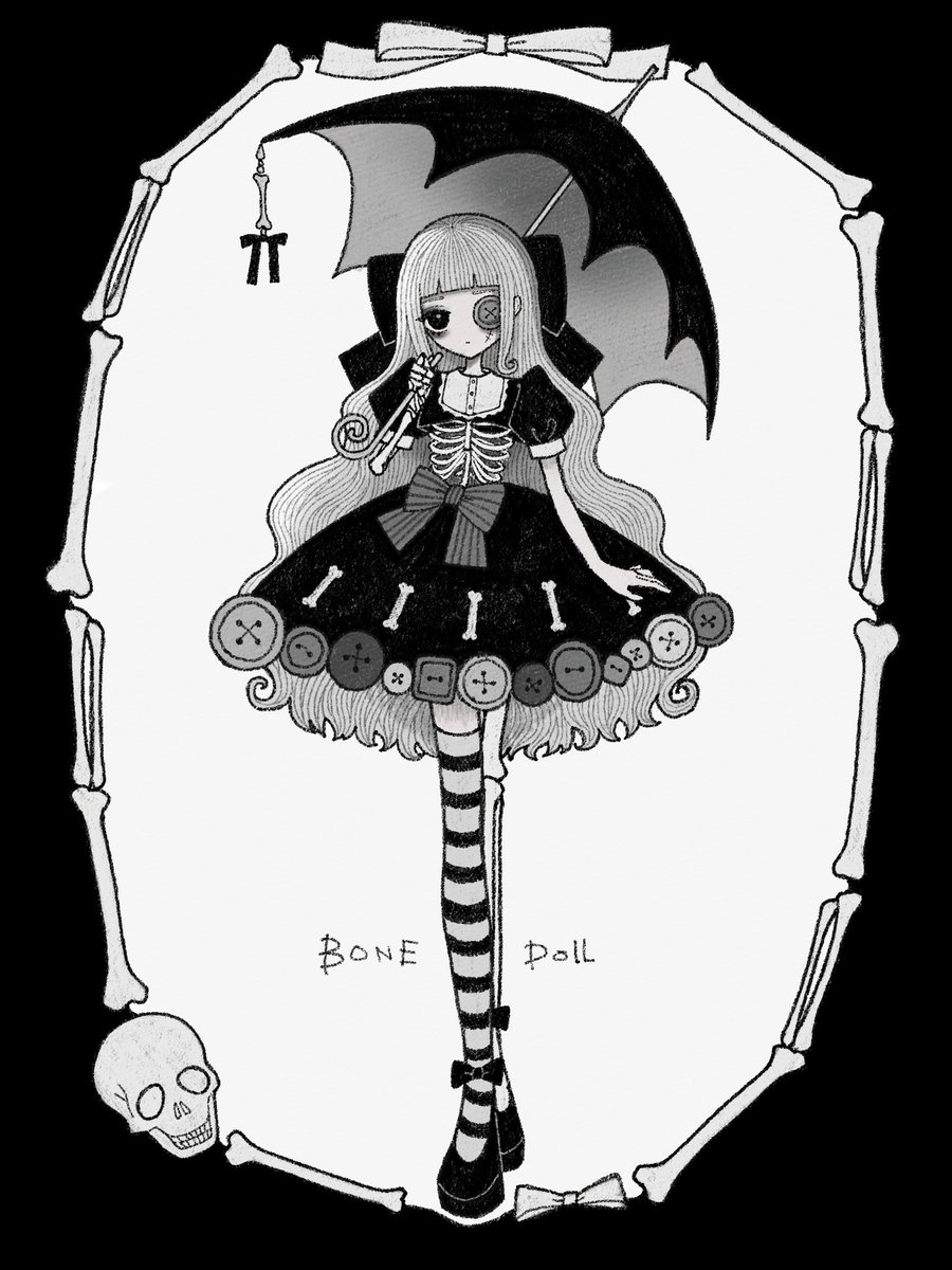 fusigi_nano's tweet image. 🦴🖤🦴🖤🦴