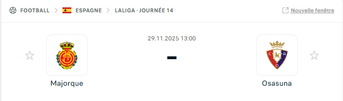 ExScoreInsights's tweet photo. ⚽️ Majorque 🆚 Osasuna
🎯 Pronos: 1-0 ou 1-1
📈 Cote: 7.20/5.40
💡 Tips: Pariez séparement et misez max 5% de votre bk à repartir sur chaque bet
#TeamParieur #BetwaySquad #pronos #scoreexact https://t.co/zsBmiIjcwO