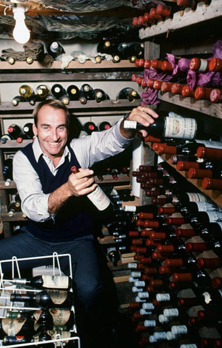 James Sikking "Howard Hunter" relaxes at home.