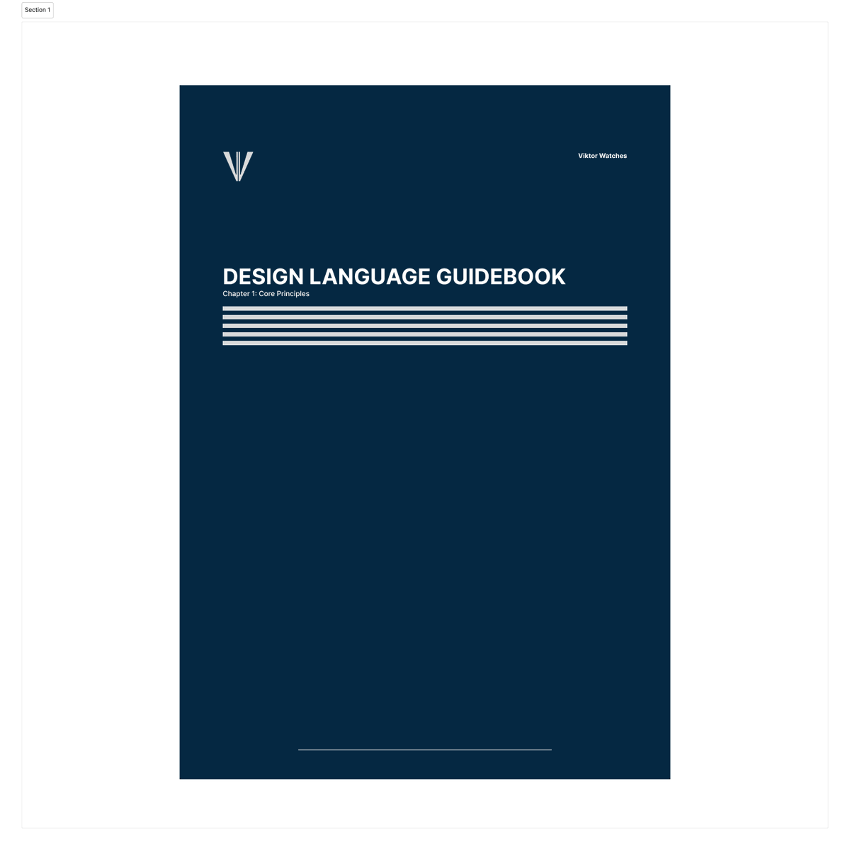 This is IBM's Graphic Design Guide from 1969 to 1987, and clearly