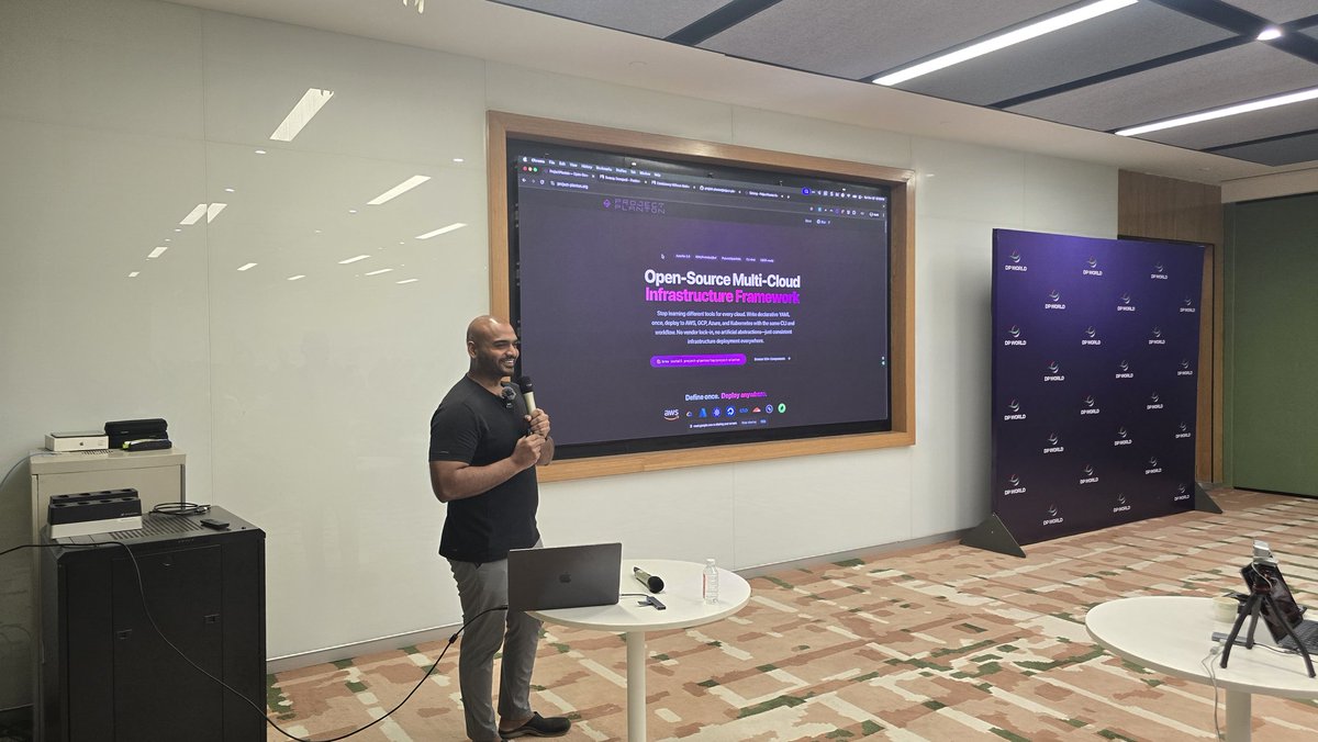 cncfhyd's tweet image. Our last speaker of the day @swarupdonepudi spoke about developer platforms, the benefits they bring to the development lifecycle and various CNCF tools that help with it.

#CNCFHyderabad #PlatformEngineering #Community #TechMeetup