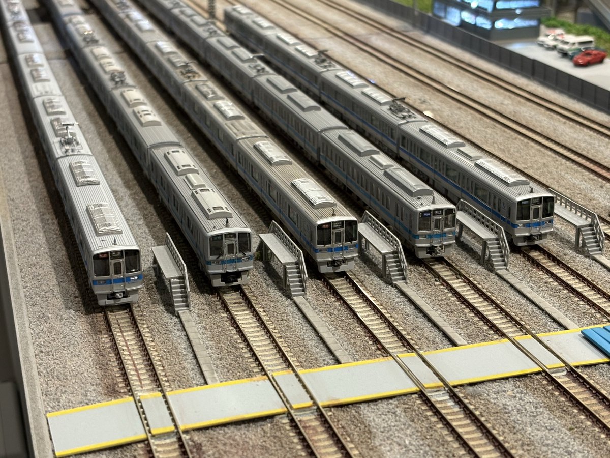 snackrailway's tweet image. KYOはKYOの駅でせの鉄さん主催の小田急運転会でした
どこ見ても小田急関連車しかおらず、大変幸せでございました
主催のせの鉄さん、並びに参加者の皆様ありがとうございました！