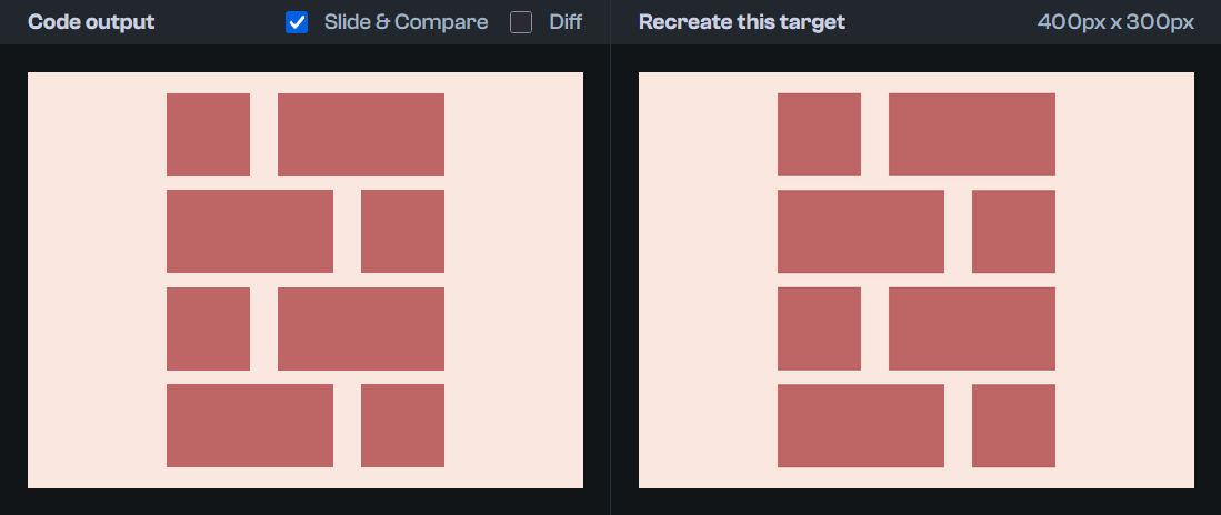yash_7200's tweet image. Day 58 of CSS Battle Streak ⚔️

1 clean solution using flex-wrap — worked well, but might revisit with Grid for sharper symmetry 🔥

Solution: cssbattle.yashgandhi.dev/29-11-25
LinkedIn: linkedin.yashgandhi.dev

#CSSBattle #Frontend #WebDesign #CreativeCoding #WebDevelopment #Coding #Dev