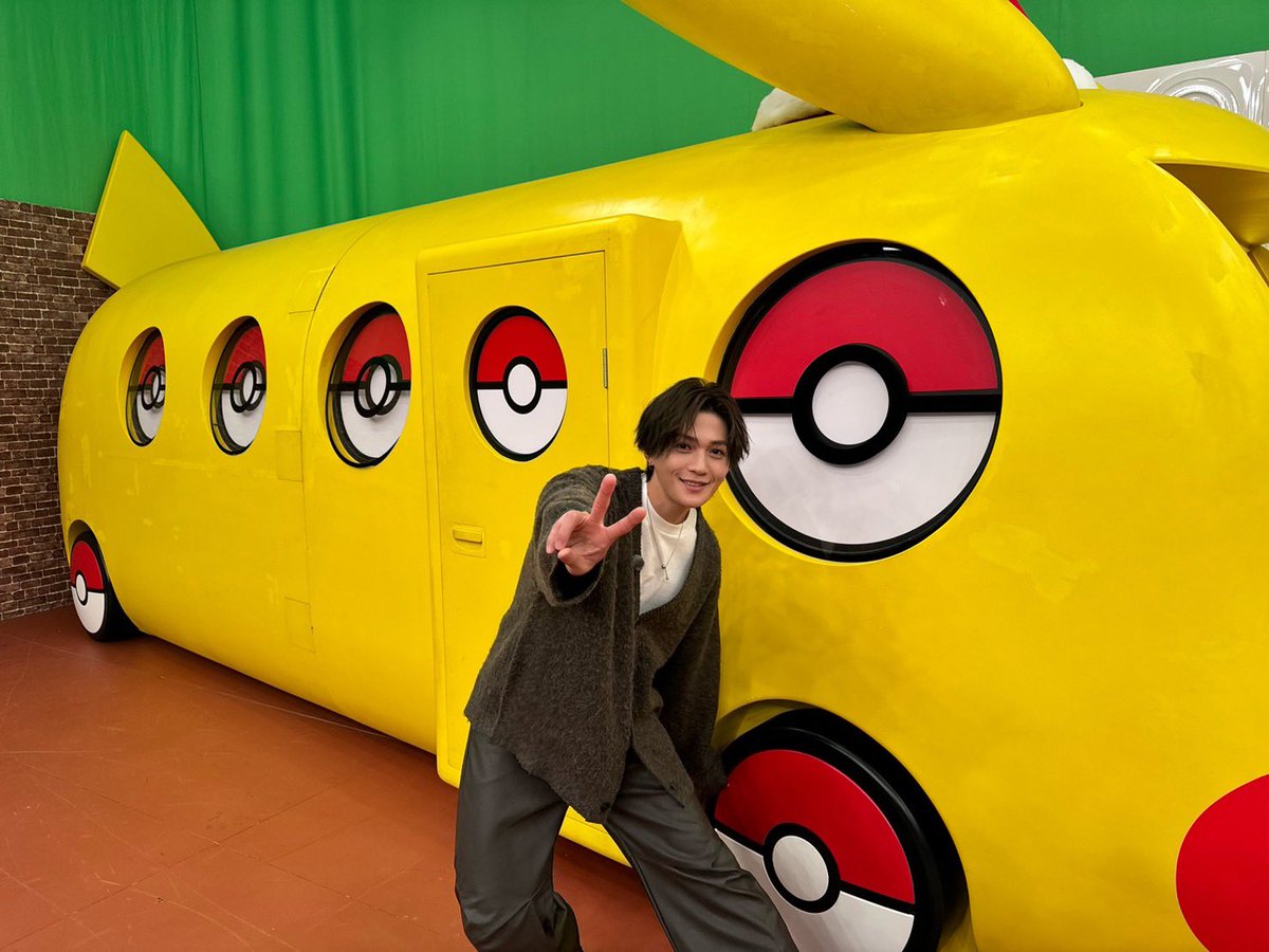 fantastics_fext's tweet photo. ＼明日朝放送！📺／

明日11/30 7:30〜放送
テレビ東京
｢ポケモンとどこいく！？｣
#八木勇征 が出演いたします！

ぜひご覧ください✨️

#FANTASTICS
#ポケどこ https://t.co/ToX8pAsgT9