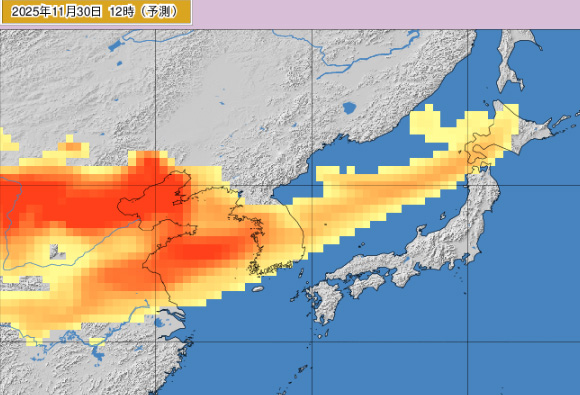 sapporolife2021's tweet image. 黄砂パンチ北海道に直撃🏜️
明日の朝から月曜にかけて😰
#北海道 #黄砂