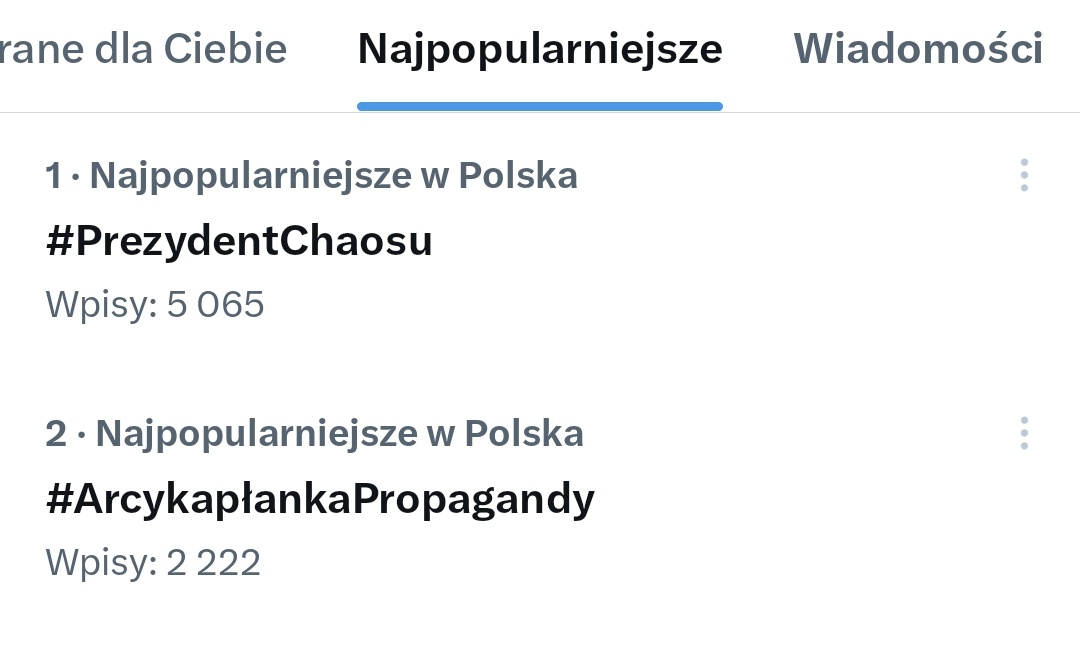 Już drugie miejsce LETS GOOOOO! 
#ArcykapłankaPropagandy