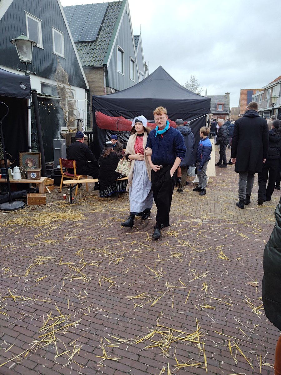 Nog steeds heel gezellig bij Urk in Wintersferen