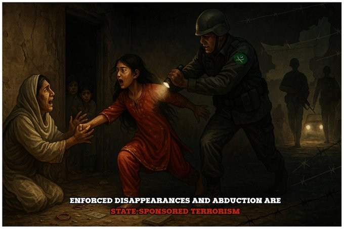 Mantash56627002's tweet photo. A mother cries,the Pakistan Army answers with force. Disappearances aren’t security they re state terror. No child should vanish, no mother suffer.
#GMMTV2026 #ajaben #chebar #Ferran #LouisVuitton #XIAOJUNxJUDYDOLL #MumbaiTerrorAttack #TestCricket
WION
BBC World Service
Zee News https://t.co/mo2Lc3bKw1