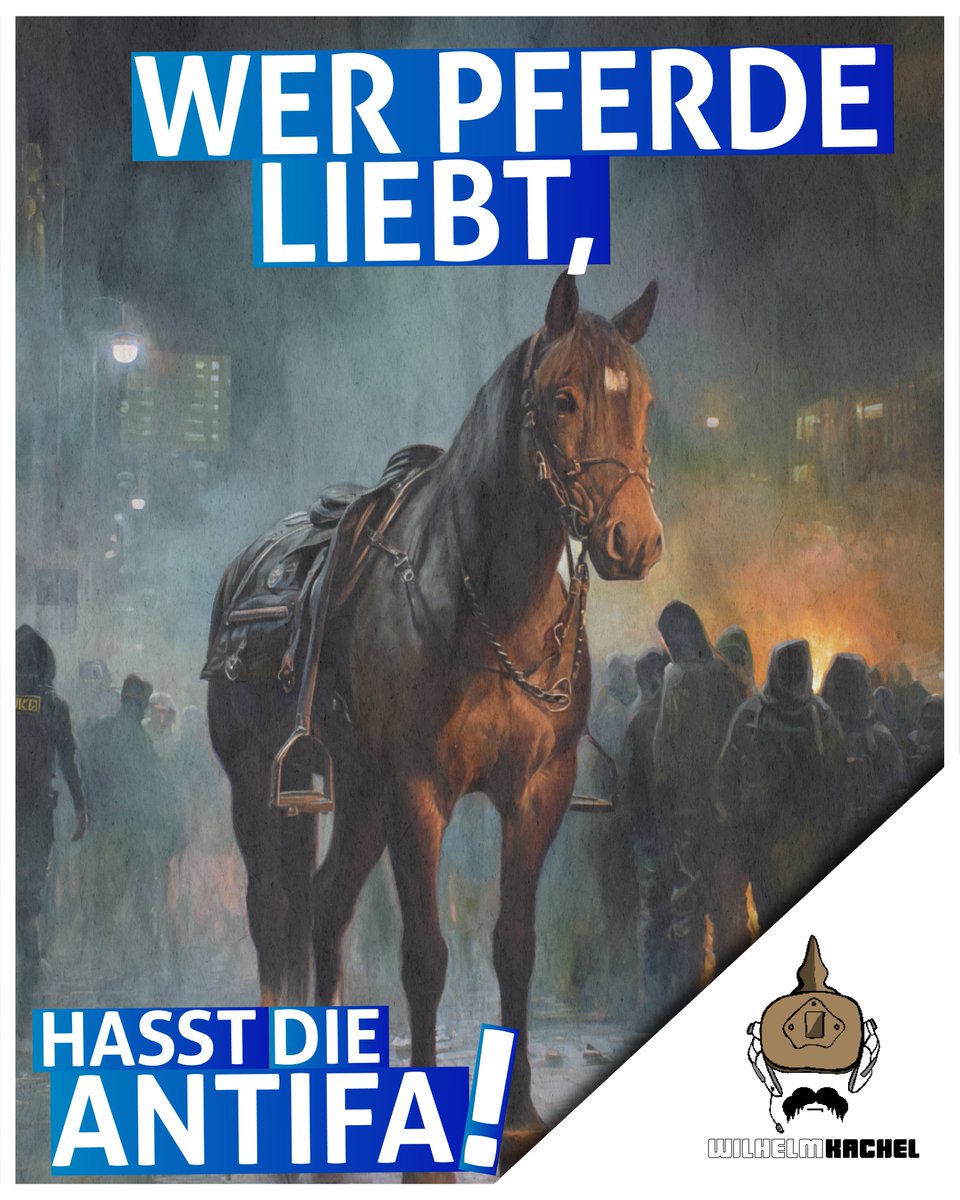 Wilhelm_Kachel's tweet image. In #Gießen wurde ein Polizeipferd schwer verletzt. Wir drücken die Daumen und wünschen baldige Genesung.