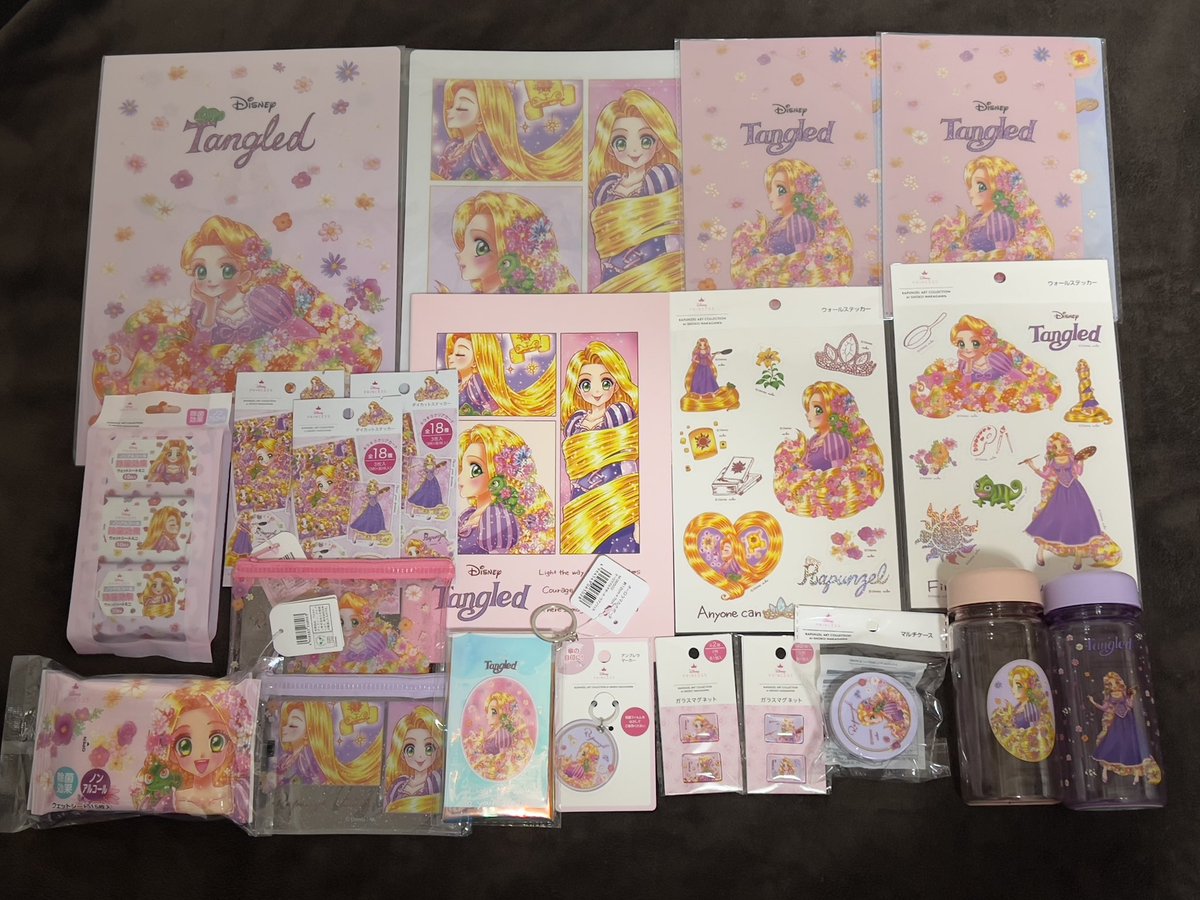 Seriaのラプンツェル×中川翔子グッズ、何店舗かで見つけられた物を買っ