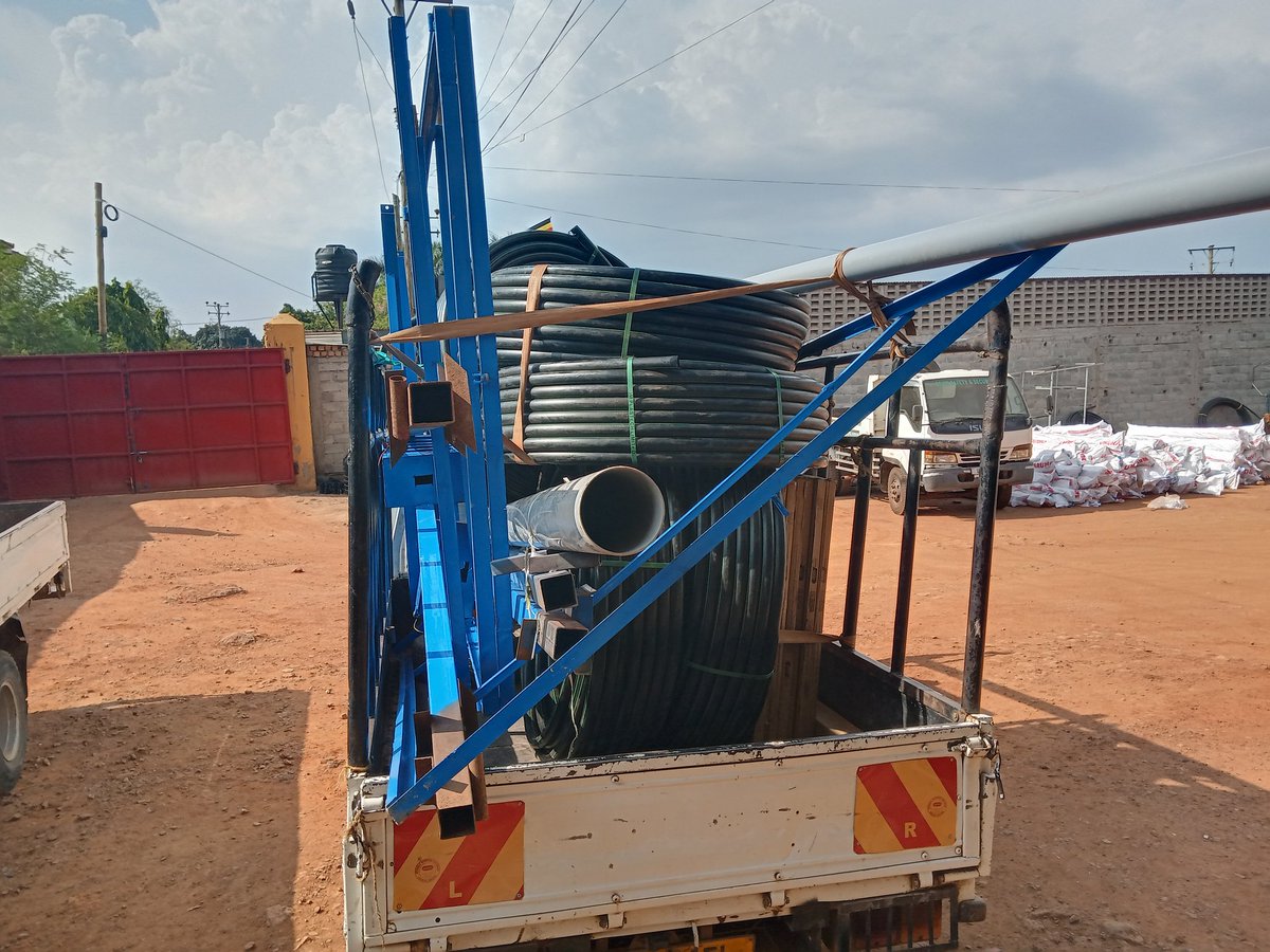 Off to Sembabule. Thanks to <a href="/sprinktech/">Sprinktech</a> for the solar water pump kit 🤝.