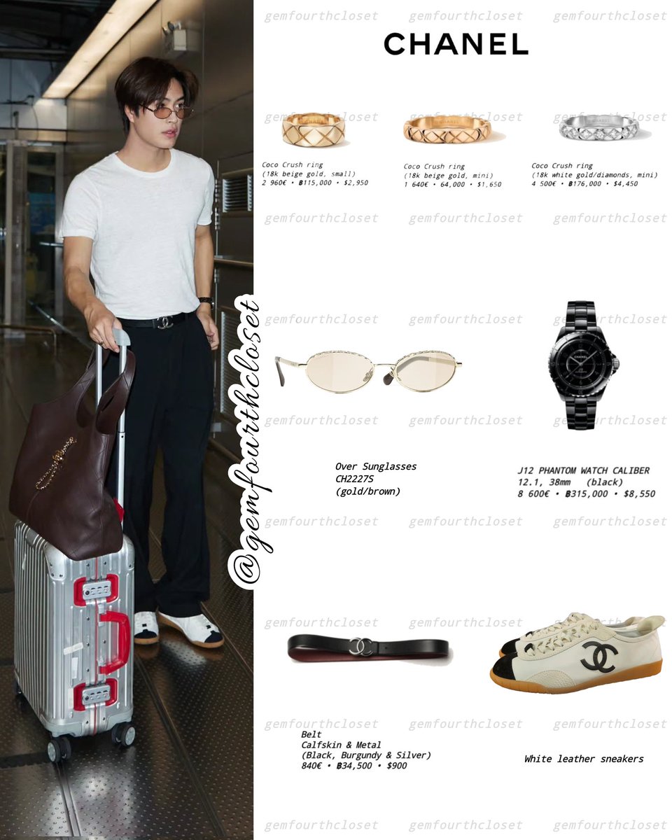 gemfourthcloset's tweet image. 29.11.25  Airport Outfit to New York

✧ Chanel

I unfortunately cant find thls new bag :(

#CHANELXGEMINI
#CHANELMETIERSDART
#Gemini_NT #เจมีไนน์