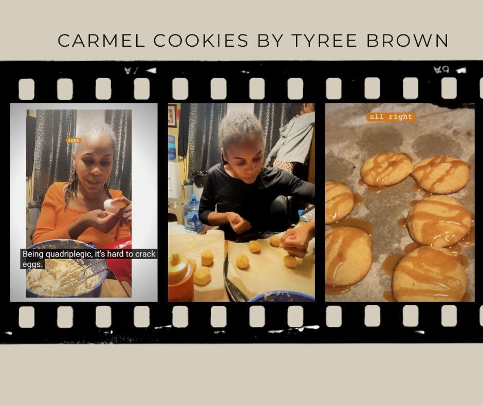 SPINALpedia's tweet image. Tyree Brown, a C6 quadriplegic, makes caramel cookies.

spinalpedia.com/community/vide…

#wheelchaircooking #baking #spinalcordinjury