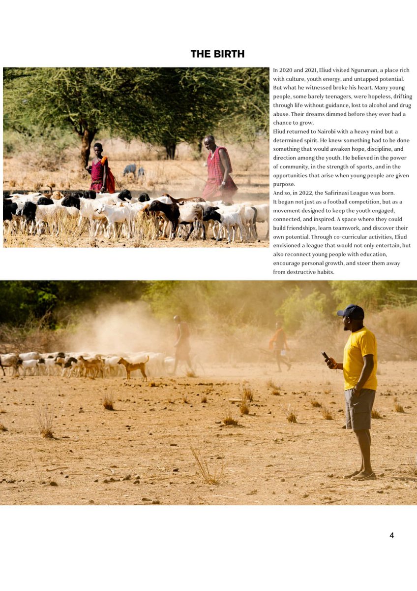 TravelWithEliud's tweet image. The @safiri_nasi Community Outreach Project began as an ambitious concept. 

Three years on, we are proud witnesses to the transformative impact of the football league on the youth of Nguruman, Magadi, Kajiado County. 
👇👇👇👇

#communitydevelopment #CSR #Communityoutreach