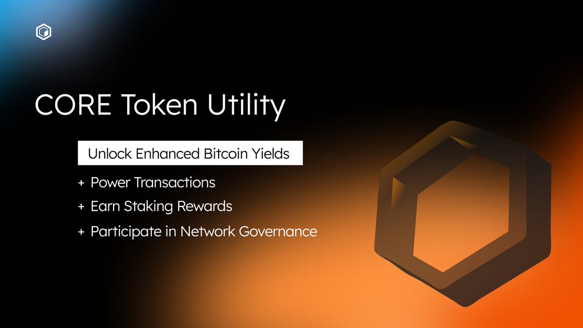 Coredao_Org's tweet image. Core has the users, the security, and the speed.

CORE is the gas, governance, and staking centerpiece.

You can&apos;t build the best Bitcoin products without it. 🔶