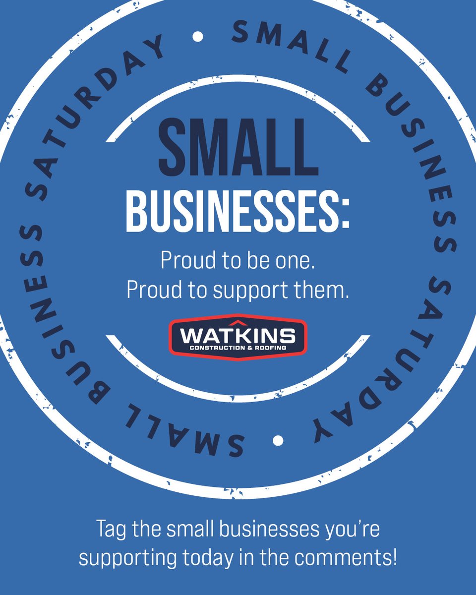Happy #SmallBusinessSaturday! 🏡💙 Today we’re celebrating the small businesses that show up, work hard, and make a difference every single day.

When you choose small, you choose community. 🙌✨ What small business are you supporting today? We want to hear below!