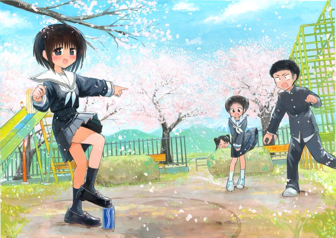 [再掲]「彼女とつーぴー」6巻発売されました!! 表紙かなり気にってます!コミックヘヴンに出張掲載された「ブランコジャンプ」も掲載されてます!! 書店さんによっては特典が付く場合もあります!(X的に規制されそうなので、pixivで確認してください…) よろしくお願いします!!