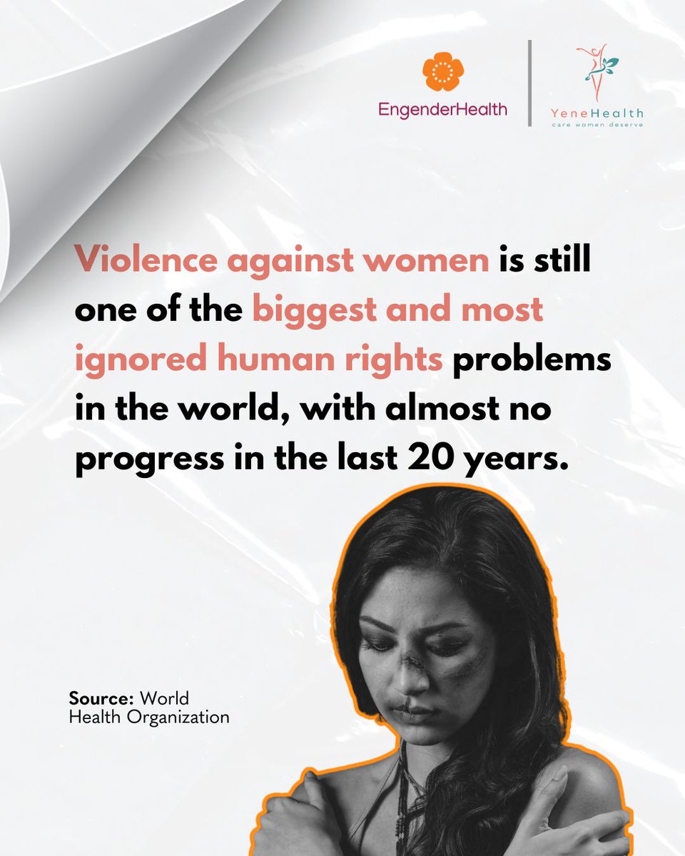 YeneHealth's tweet image. How many more stories of pain do we need to hear before this becomes a priority?

GBV isn’t a “women’s issue” ...it’s a human crisis affecting families and generations.

Awareness is the first step. Action creates change.
Speak up. Support survivors.

#StopGBV #16Days