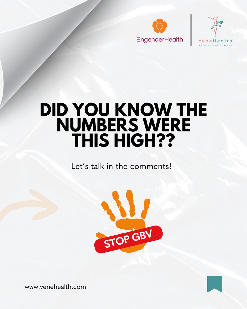 YeneHealth's tweet image. How many more stories of pain do we need to hear before this becomes a priority?

GBV isn’t a “women’s issue” ...it’s a human crisis affecting families and generations.

Awareness is the first step. Action creates change.
Speak up. Support survivors.

#StopGBV #16Days