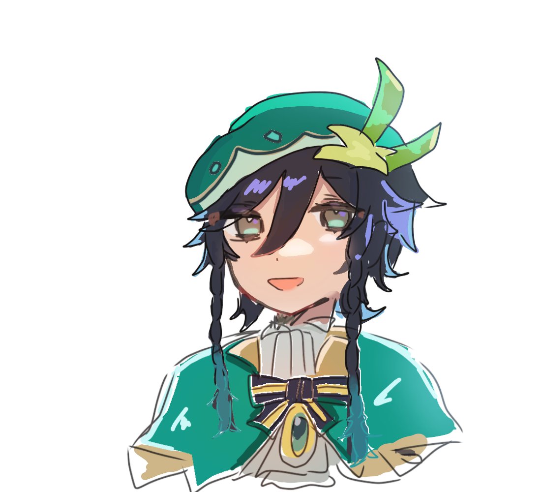 LvqP5tu8TO17591's tweet image. 🍃🍃🍃
 #原神 #ウェンティ  #イラスト